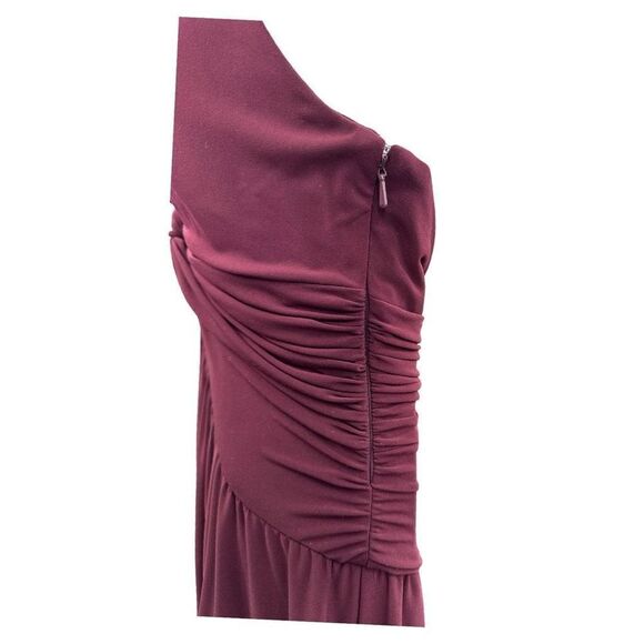 Burgundy Halter Dress Women's Size 16 Twist Front Flowy Jones New York - Picture 6 of 9